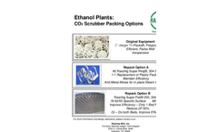 Ethanol Plants: CO2 Scrubber Packing Options - Brochure