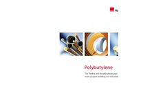 Polybutylene - Flexible and Durable Plastic Pipe - Brochure