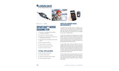 Spartan 730 Wireless Noise Dosimeter - Brochure