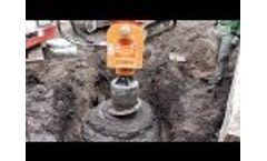 Geothermiebohrung mit Hohlbohrschnecke und Bohrantrieb von STDS-Jantz  Video