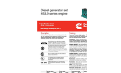 4B3.9 Series Power Generation Generators Spec Sheet