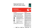 4BTA3.9 Series Power Generation Generators Spec Sheet