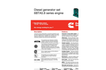 6BTA5.9 Series Power Generation Generators Spec Sheet