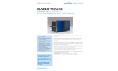 HI-SCAN - Model 7555aTiX - Versatile Automatic Explosives Detection System - Datasheet