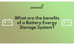 What are the benefits of a Battery Energy Storage System (BESS)? - Video