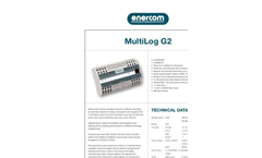 Energy Metering & Power Quality Analysis Instruments MultiLog G2 Series - Brochure