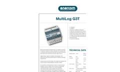 MultiLog - Model G3T Series - Energy Metering & Power Quality Analysis Instruments - Brochure