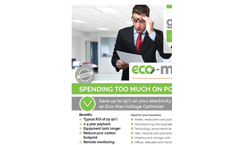 Eco-Max - Model Commercial - Voltage Optimisers - Brochure