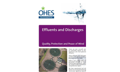 Effluents & Discharges Monitoring Services - Brochure