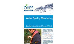 Water Quality Monitoring Services - Brochure