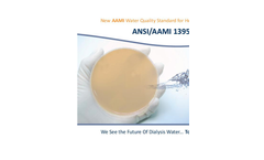 New ISO Water Quality Standard for Hemodialysis Brochure