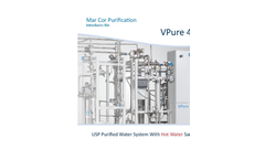 VPure - 4400H - USP Purified Water System With Hot Water Sanitization Brochure