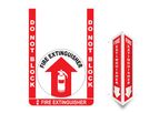 Graphic - Model PFHD3-FE2 - Fire Extinguisher Floor Sign Bundle