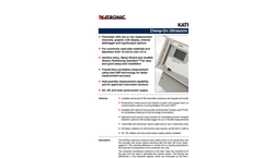 KATflow - 150 - Fixed Installation And Portable Clamp-On Heat Meter Brochure