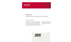 KATflow 100 Standard Clamp-On Ultrasonic Transmitter Brochure