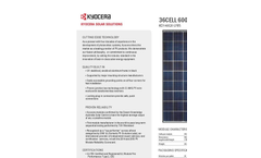 Model K D140 GX-LFBS - Photovoltaic Modules Systems Brochure