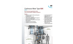 Amixon - Model COM - Continuous Mixer - Brochure