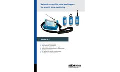 SebaKMT - Network-Compatible Noise Level And Frequency Loggers For Acoustic Zone Monitoring - Brochure