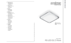 Model RS LED D2 Z-Wave - Indoor Light Brochure