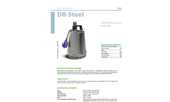 Model DR - Steel Submersible Pump Brochure