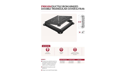 Model E600 KM - Ductile Iron Hinged Double Triangular Cover & Frame Brochure