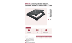 Model F900 KM - Ductile Iron Hinged Double Triangular Cover & Frame Brochure