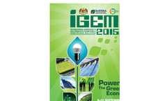 International Greentech & Eco Products Exhibition & Conference Malaysia (IGEM) - 2015 - Show Brochure