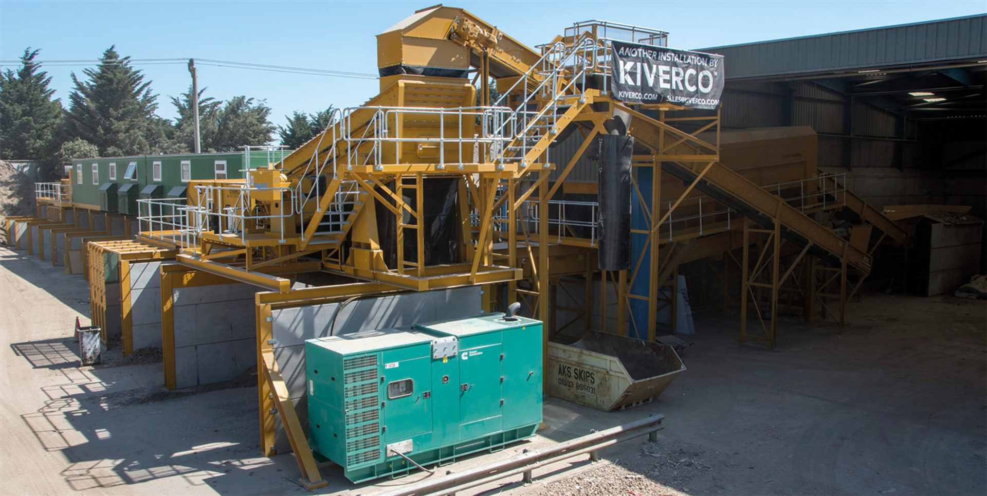 Kiverco - 3D - Waste Screen / Recycling Waste Screen - Combi Waste ...