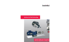 Beinlich - Model ZPDA Series - External Gear Dosing Pump - Brochure