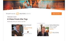 Reuters Events Host Interview with Mercuria’s CEO on the State of Commodity Trading