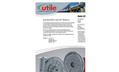 Utile - U2000 - Centrifugal Gas Boosters - Brochure
