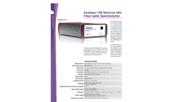 AvaSpec-128 Ultrafast Fiber Optic Spectrometer Brochure