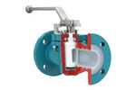 Model ISO-Standard A CA - Plug Valve With Chemical-Resistant