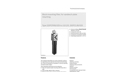Bosch Rexroth - Model 320 PZ - Block Mounting Filter Brochure