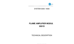 BFI - Model 3001D - Flame Amplifier - Brochure