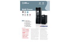 Riello - Model Power Range: 45 - 294 kVA - Multi Power UPS - Datasheet