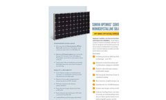Suniva - Optimus Series 60 Cell (Mono) - Monocrystalline Solar Modules Specifications