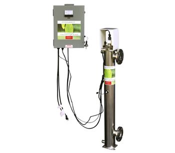 Max Flow - Model 50 Gpm - SAG120A Pro Series - Single Pass Flows  UV System