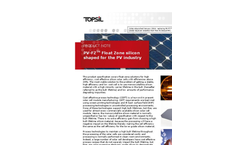 PV-FZ - Float Zone Silicon Shaped for the PV Industry Datasheet