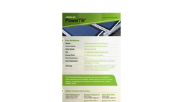 UniSolar PowerTilt - Solar Module - Specifications