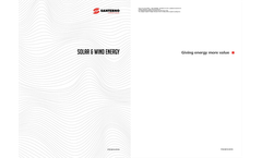 Sunway - Model TG 800V - Three Phase Solar Inverter Brochure