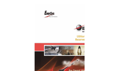  EAS Lithium Primary Reserve Battery Brochure