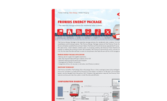 Seamless Energy Storage Residential Systems.- Brochure
