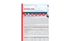 Symo - Model 10.0-3 480 - Three Phase Solar Inverter- Brochure