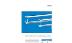 High Purity Synthetic Fused Silica Substrate Tubes Brochure
