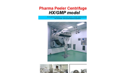HX/GMP Model - Pharma Peeler Centrifuge - Brochure