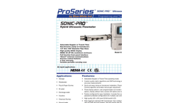 Sonic-Pro Hybrid Ultrasonic Flowmeters - Brochure