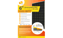 Model UP-M295-320M - PV Monocrystalline Solar Module - Datasheet