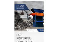 Primary shredder - BLUE STORM GF1000 - ZATO srl Unipersonale - double-shaft  / for wood / metal