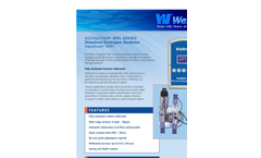Waltron Aqualyzer - Model 9091 - Dissolved Hydrogen Analyzer - Brochure